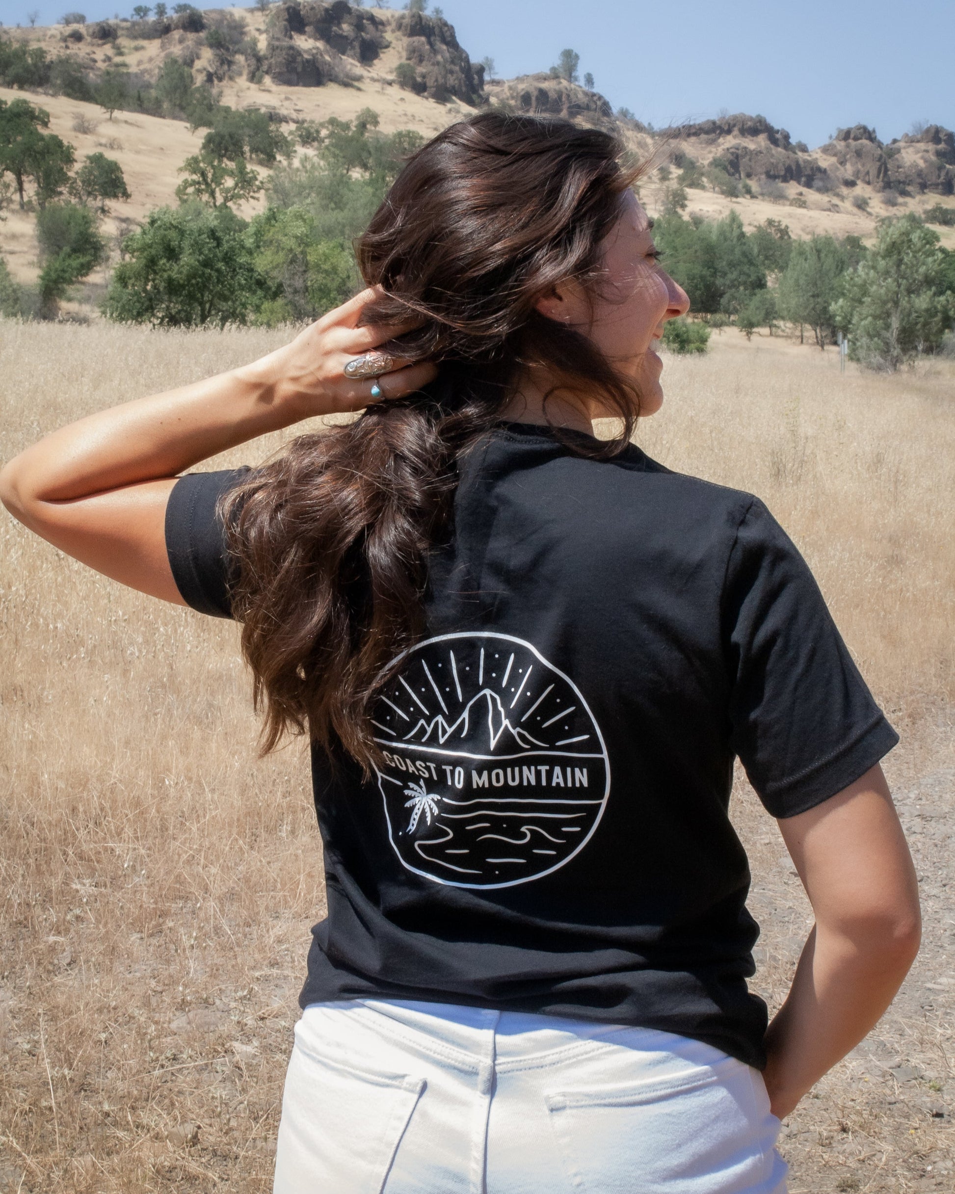 Tshirt with Happy Camper Logo