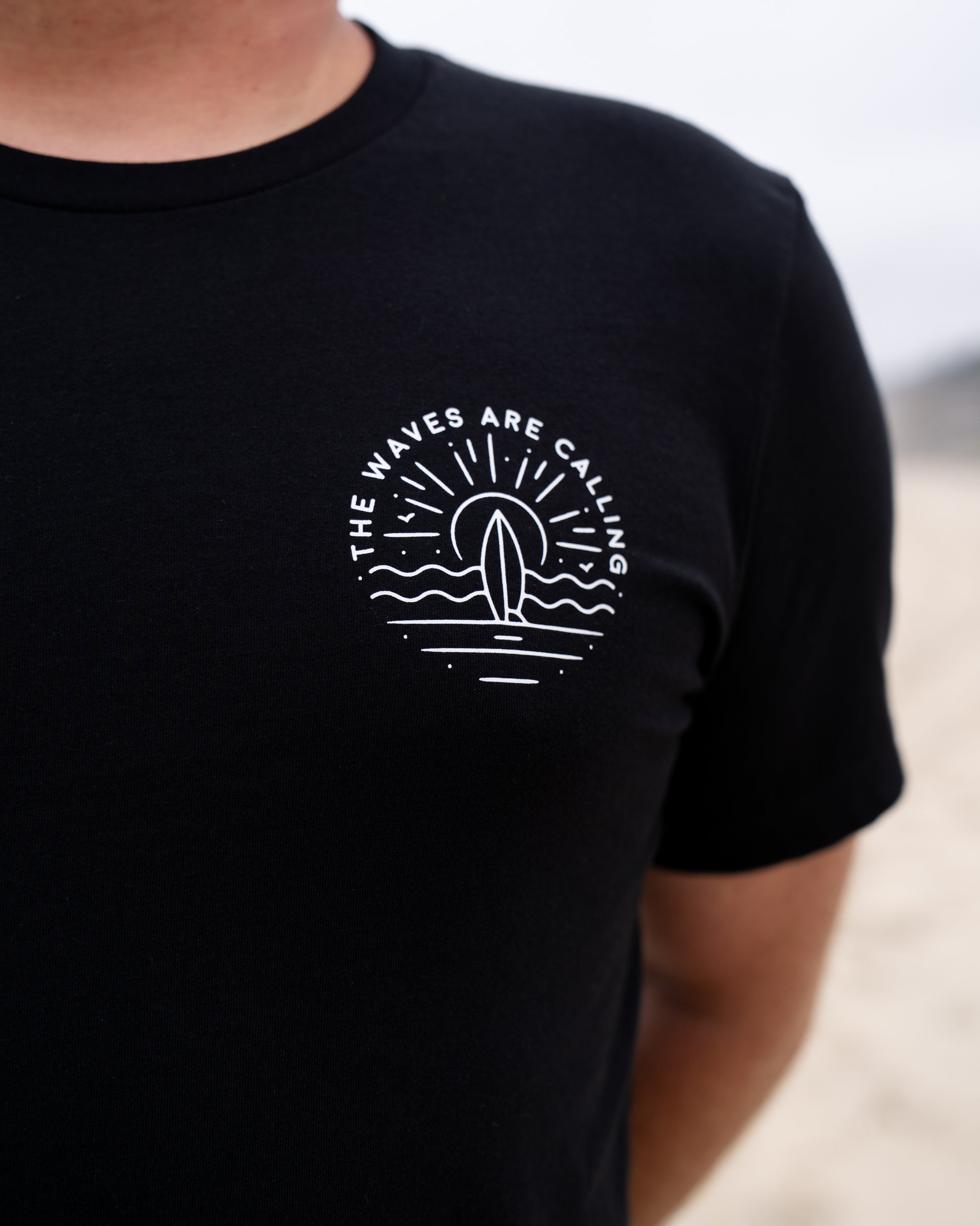 Tshirt with Waves are Calling Logo